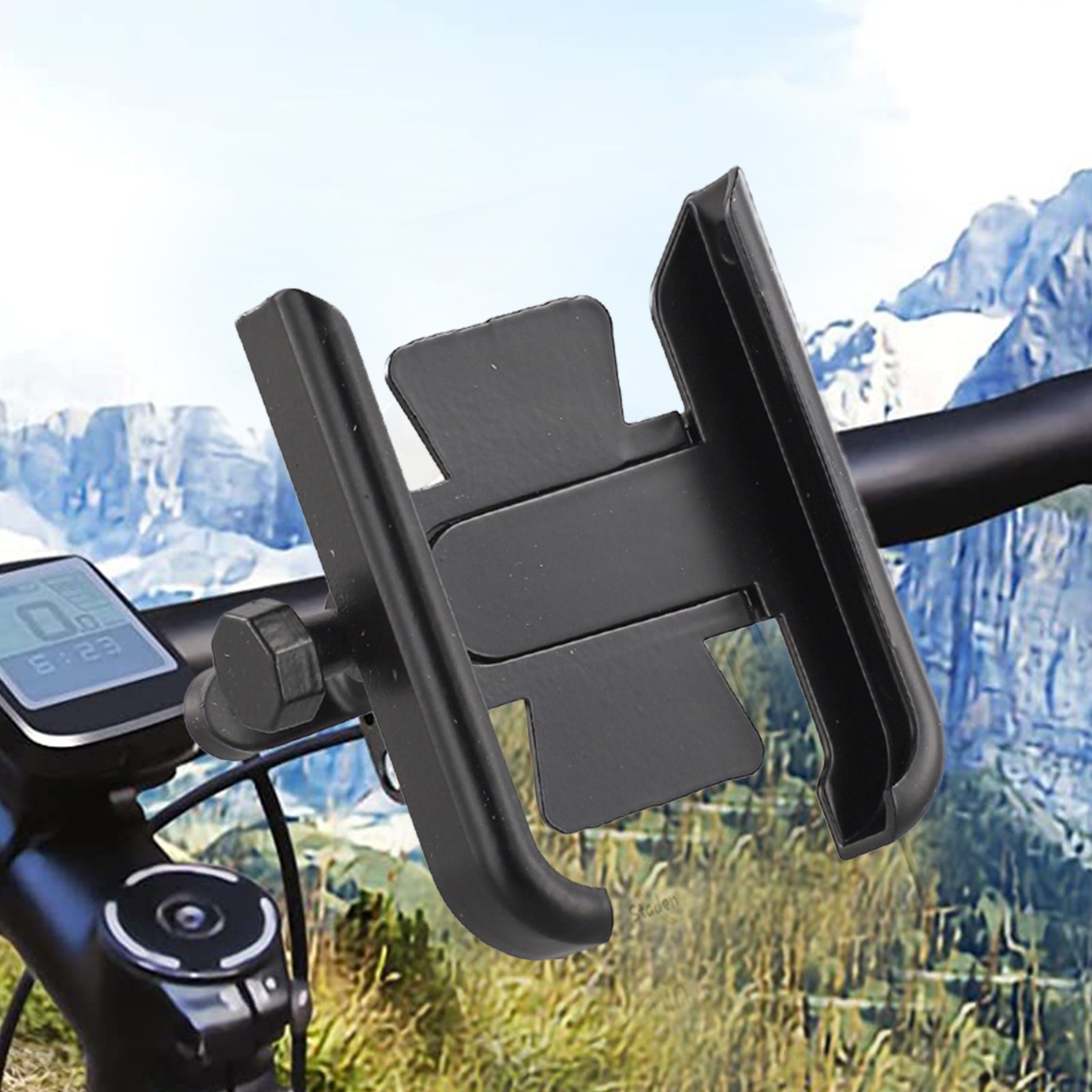 Motorcycle Phone Holder for Navigation Aluminum Alloy Cycling Accessory - Picture 21 of 29