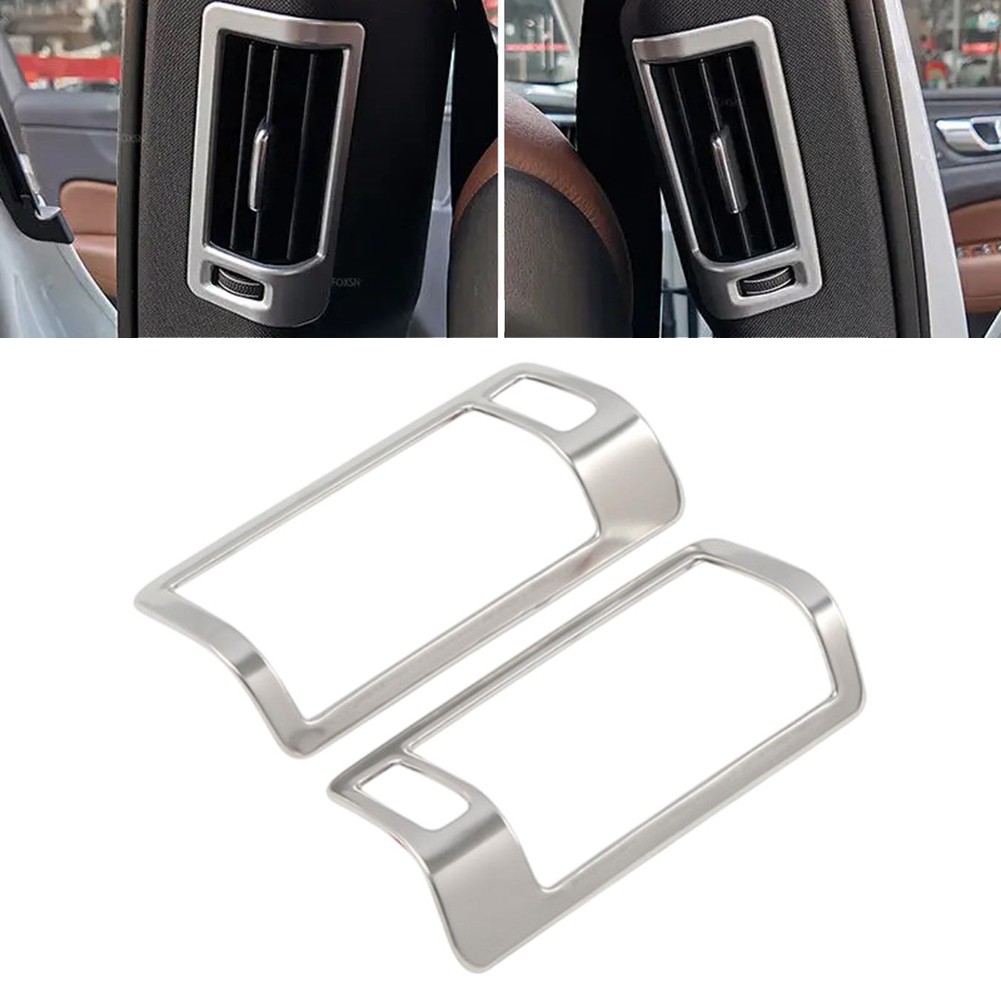 For Volvo XC60 XC90 Stainless Steel Air Vent Outlet Cover Trim for Interior