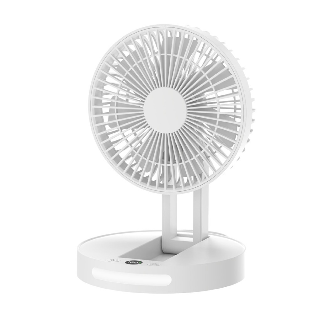 Lightweight Portable Fan Featuring Digital Display and Speed Adjustments