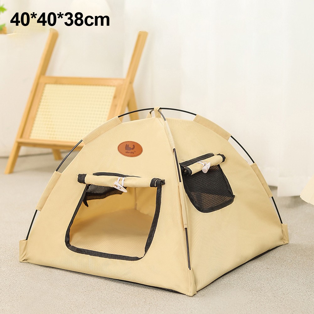 Tente pliante pour animaux de compagnie avec fen??tres 2024 en maille respirante pour