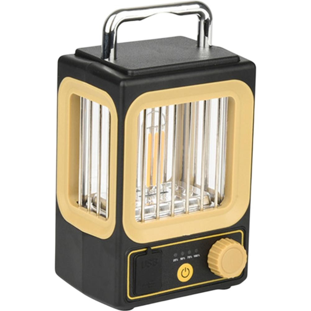 Rechargeable Solar Lantern with Adjustable Light Intensity for Outdoors