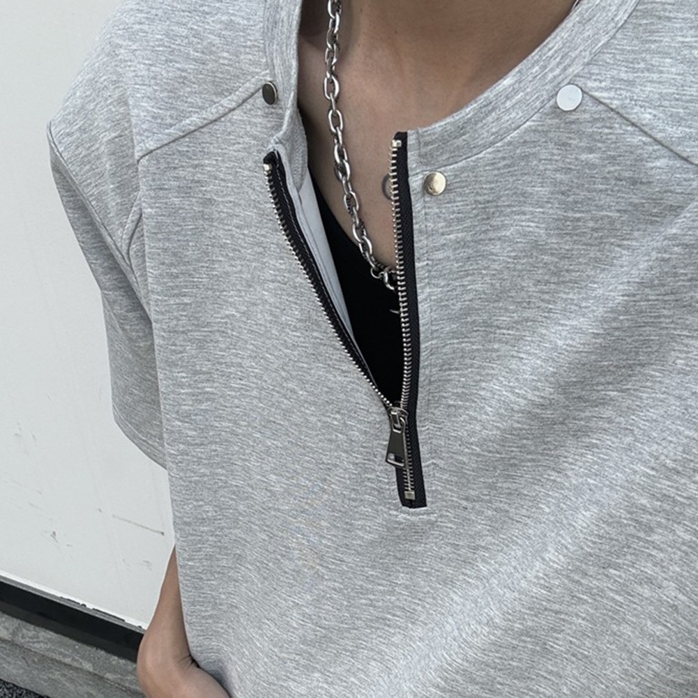 T-shirt décontracté offres homme manches courtes avec motif rivet unique pour les jou