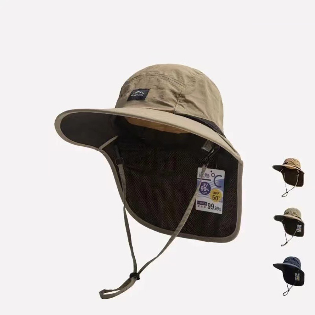 UV Protection Hat for Hiking Fishing Camping Wide Brim Design Comfortable Fit - Picture 7 of 7