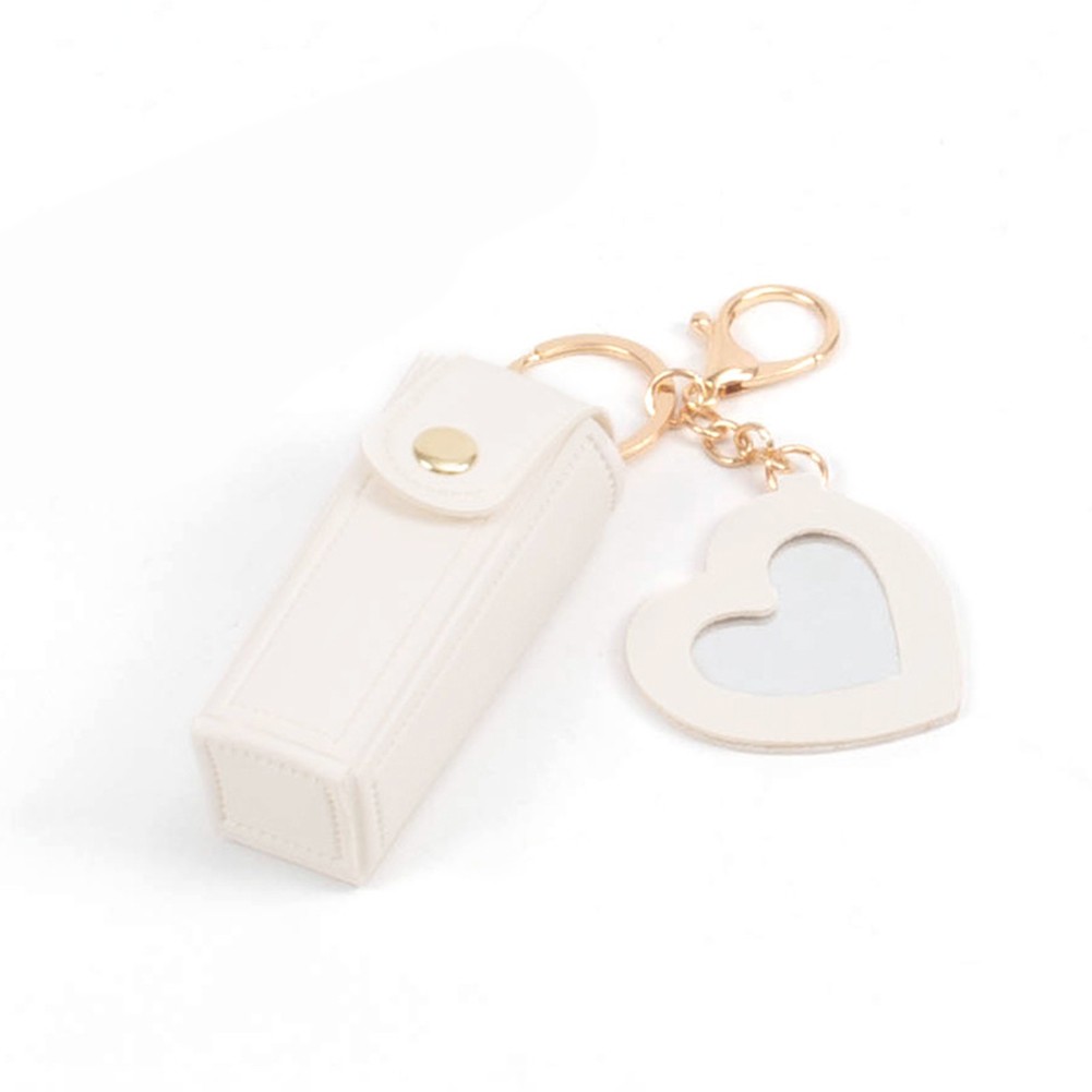 Simplistic Yet Stylish PU Material Keychain For Quick Access To Lip Products - Picture 7 of 10