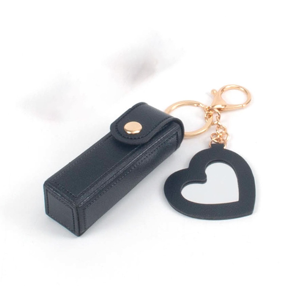 Simplistic Yet Stylish PU Material Keychain For Quick Access To Lip Products - Picture 9 of 10