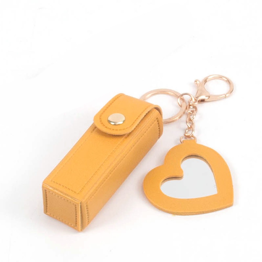 Simplistic Yet Stylish PU Material Keychain For Quick Access To Lip Products - Picture 10 of 10