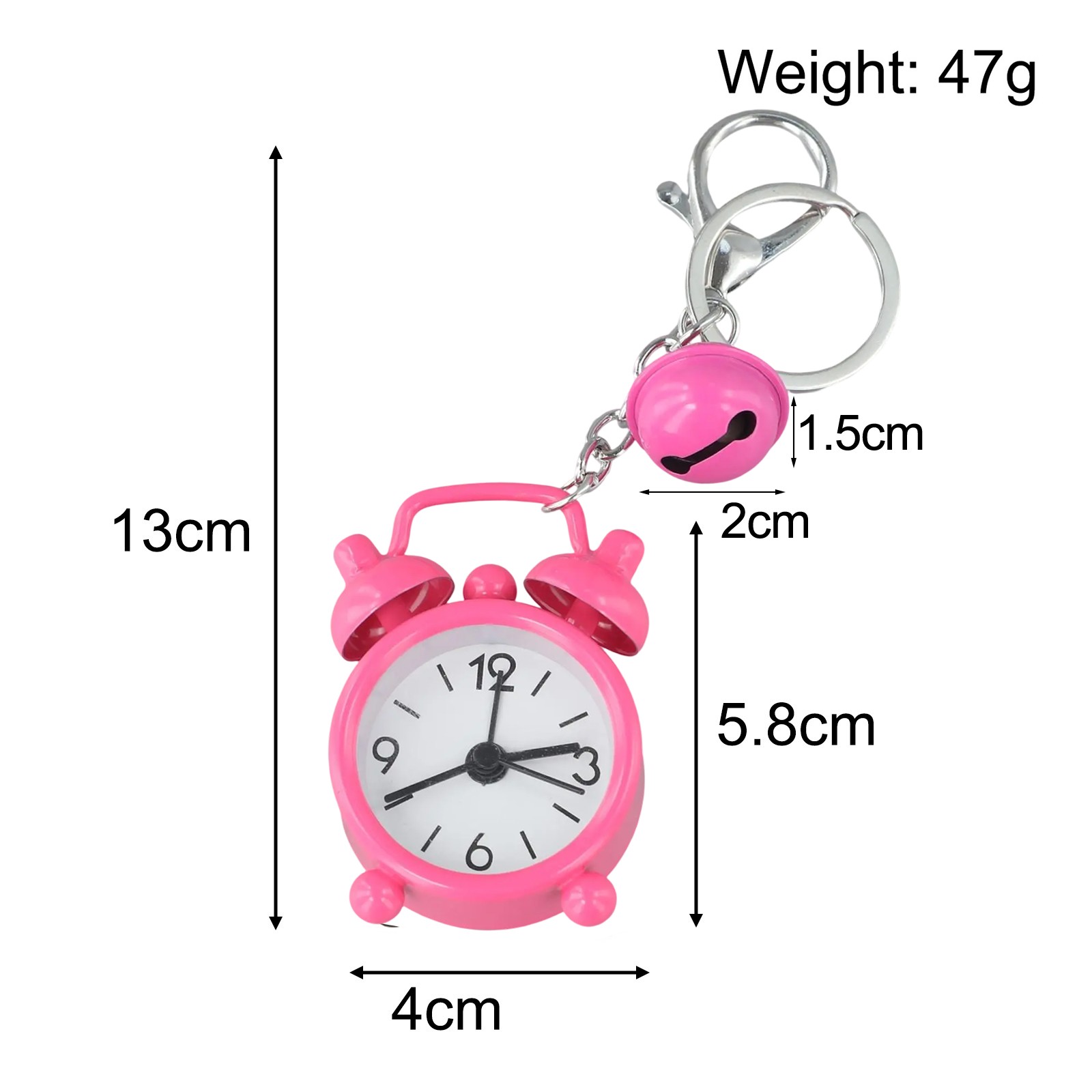 Elección Única Mini Reloj Despertador Llavero Colgante para Amigos y Seres - Imagen 48 de 72