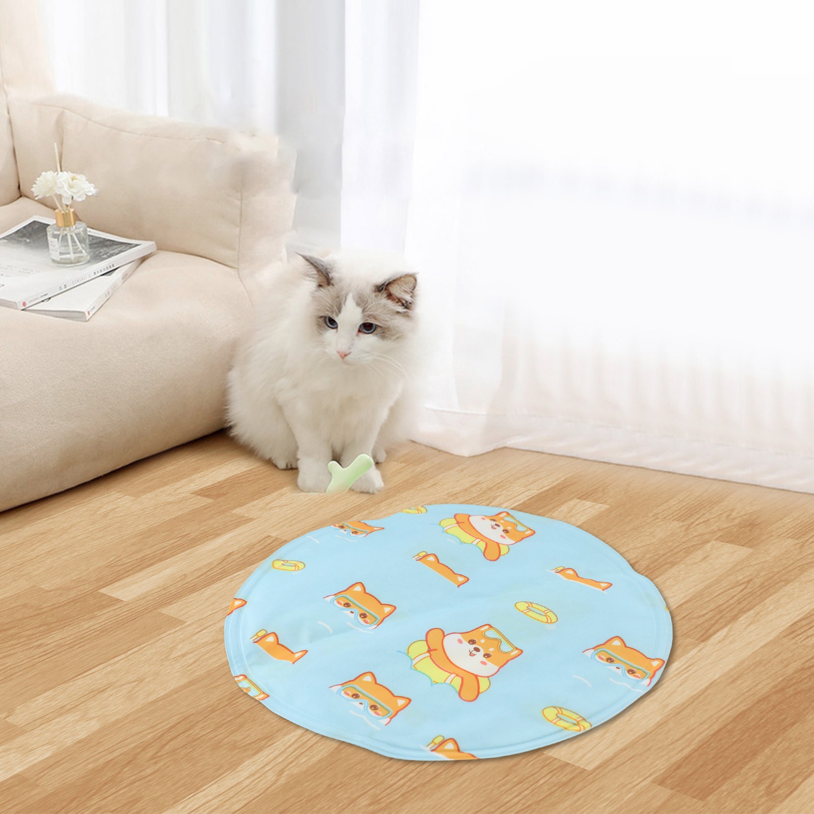 Lightweight Cooling Gel Pad for Dogs and Cats Ensures Comfort in Hot Weather - Bild 19 von 30