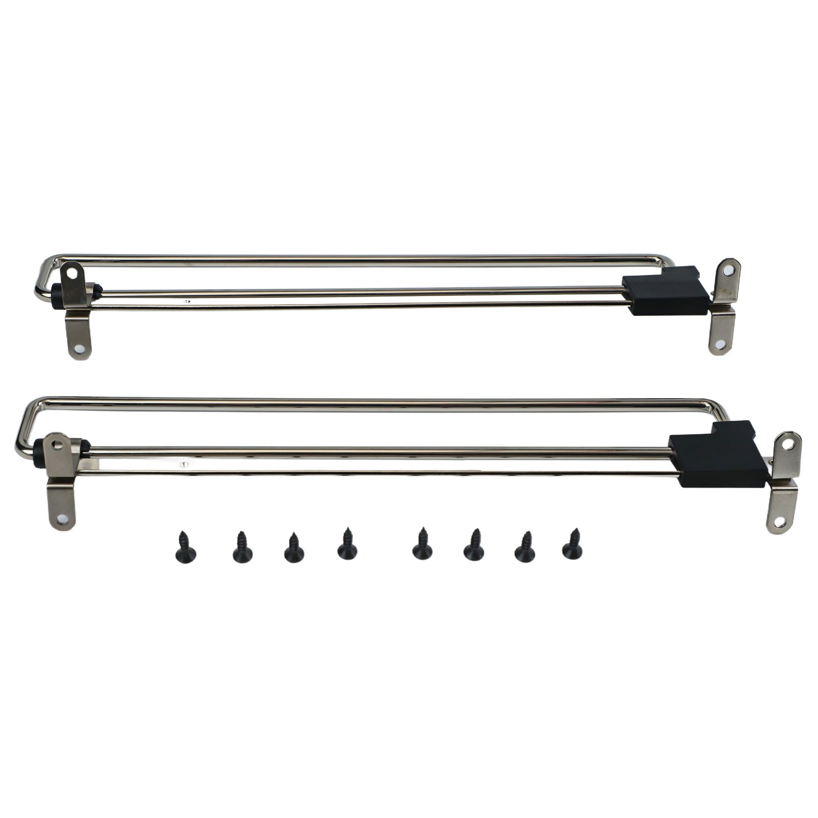 2Pcs ventes exceptionnelles Tiges à Vêtements Télescopiques Réglables pour Compact pour Placards et