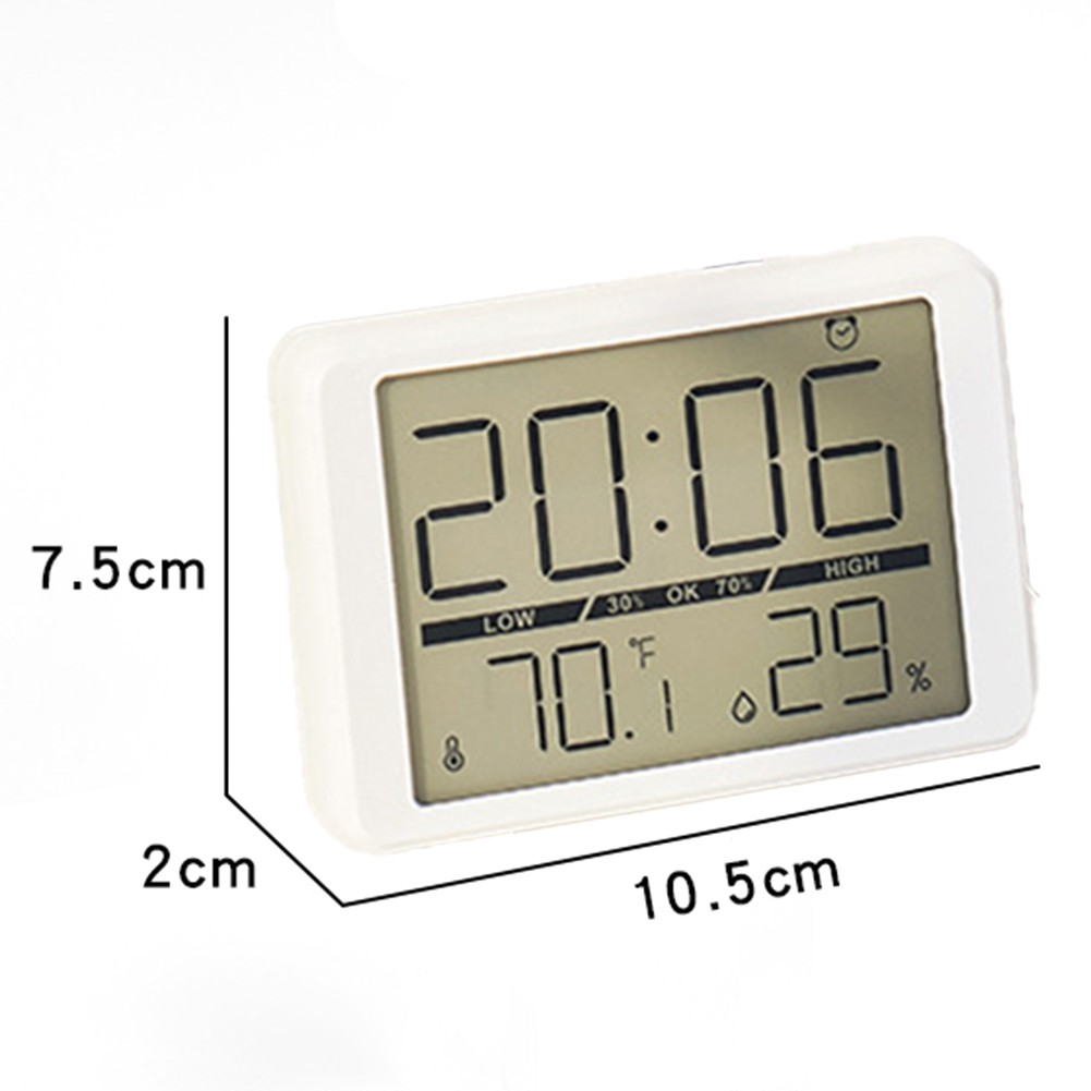 Stilvolle Mini Uhr mit Temperatur- und Luftfeuchtigkeitsanzeige für jeden Raum - Bild 23 von 36