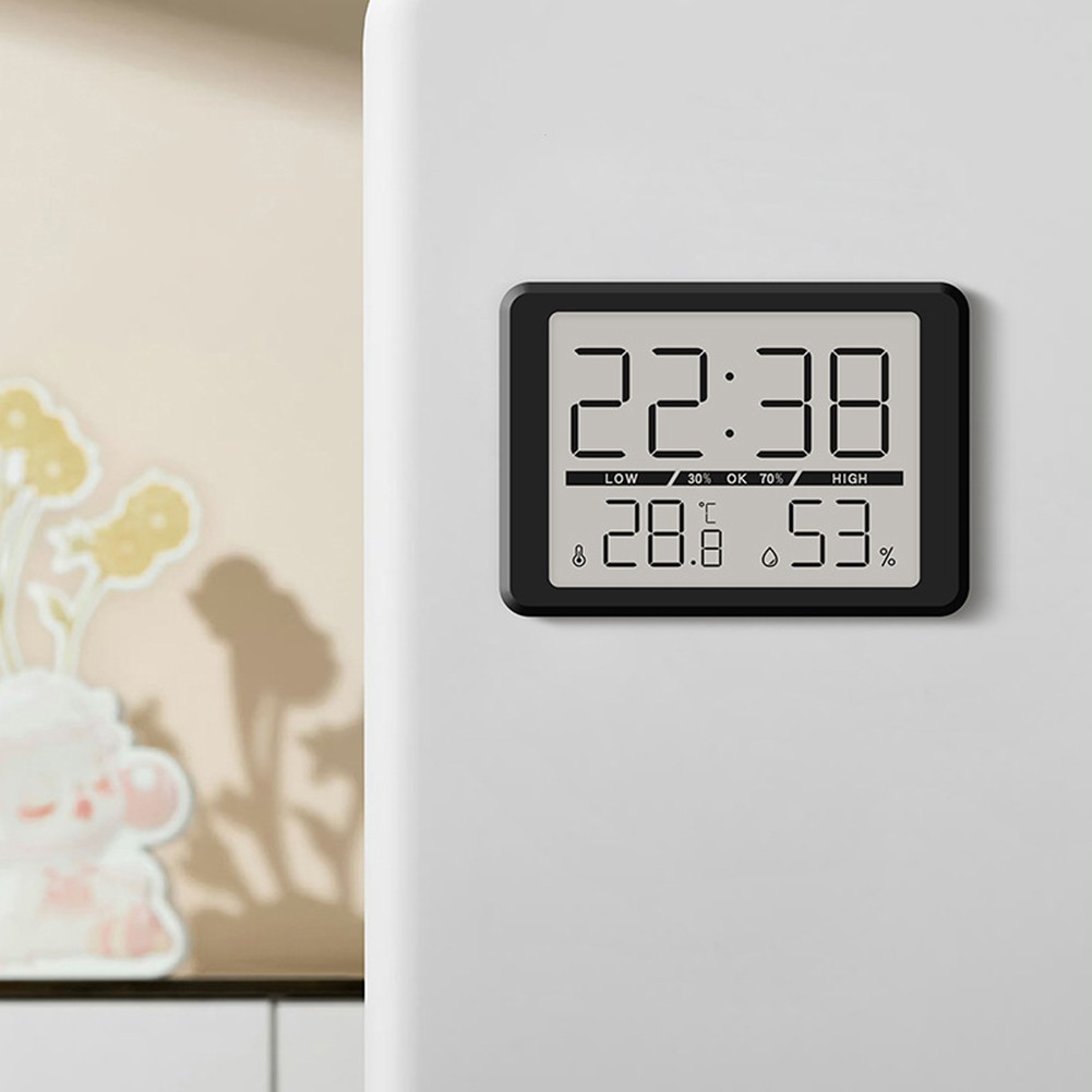 Stilvolle Mini Uhr mit Temperatur- und Luftfeuchtigkeitsanzeige für jeden Raum - Bild 31 von 36