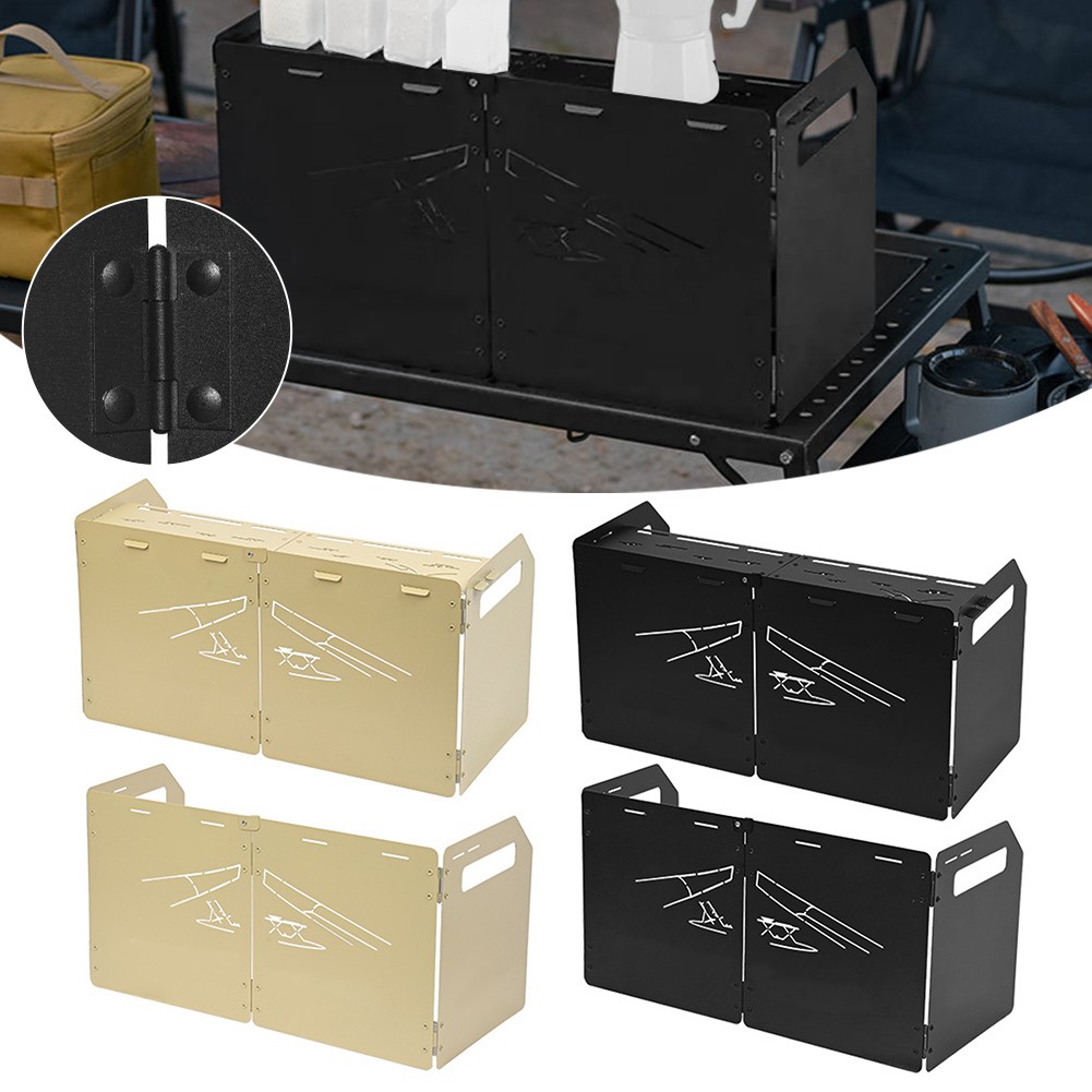 CLEVERLY DESIGNED FOLDABLE Wind Blocker to Elevate Your Outdoor Cooking ...