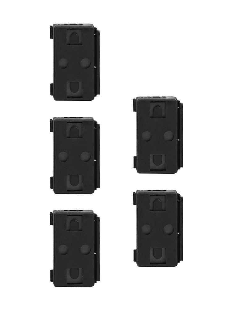 Black ClipOn Ferrite Core for Reducing Electromagnetic Interference in Cables