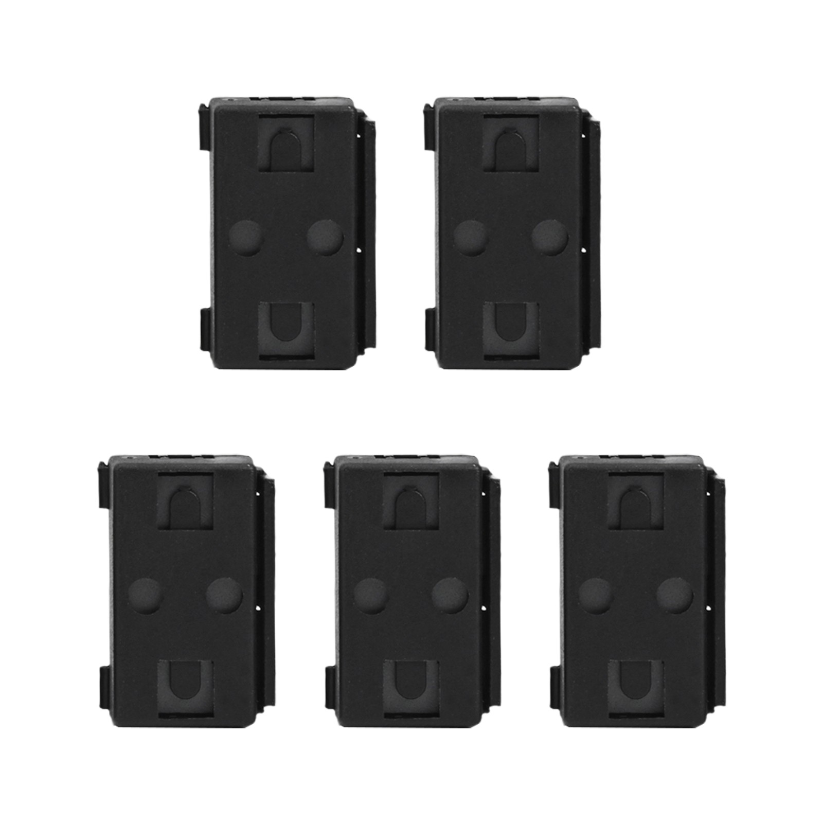 Black ClipOn Ferrite Core for Reducing Electromagnetic Interference in Cables