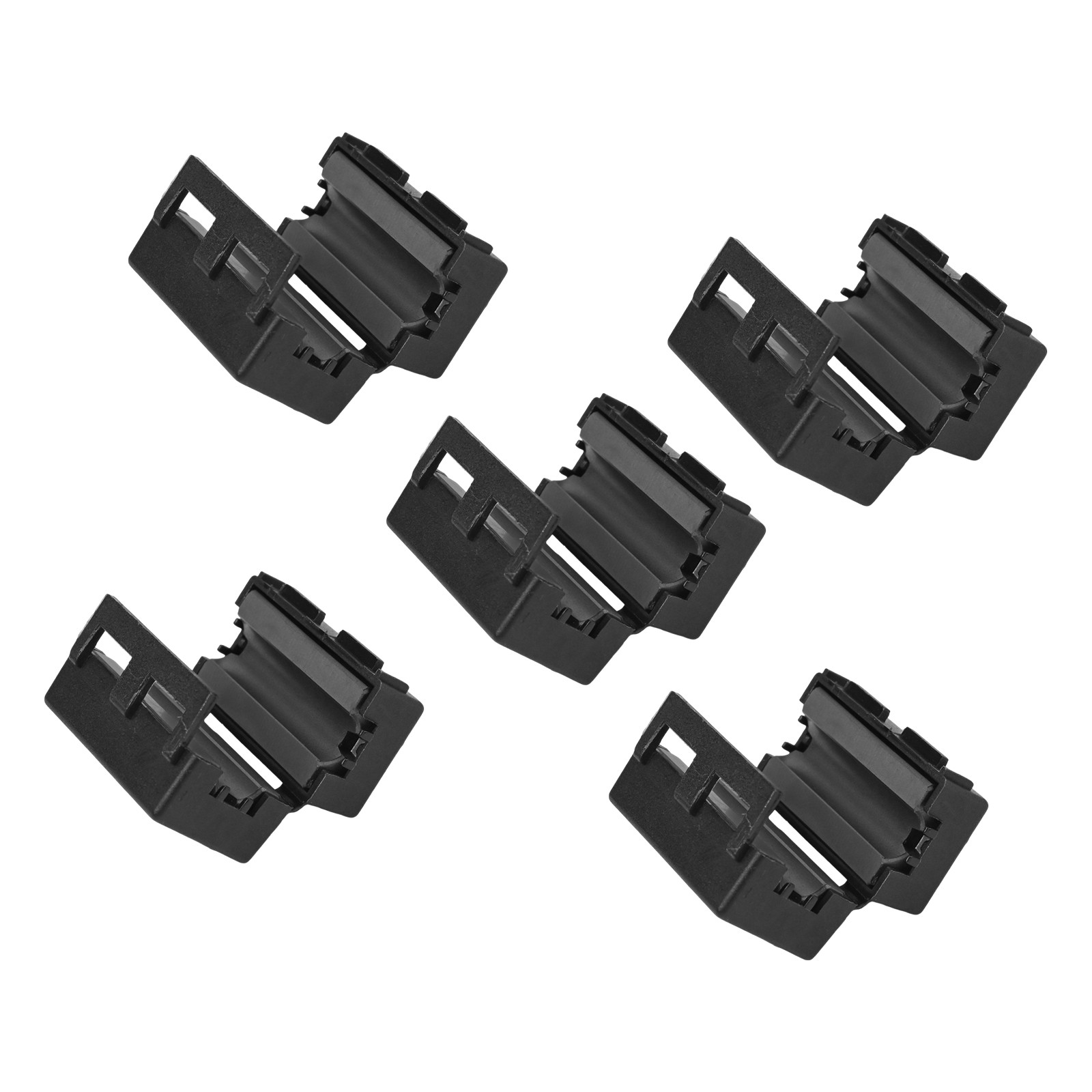Cable Clamp with Tightly Fitting Ferrite Core to Minimize Data Loss during Use