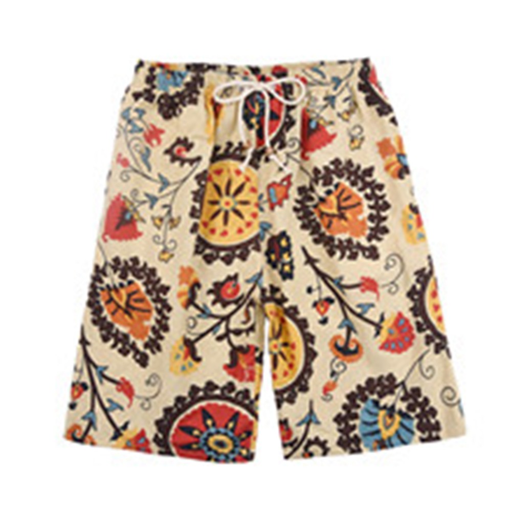 Herren knielange Strandshorts mit Grafikdruck bequeme dünne Passform - Bild 16 von 26
