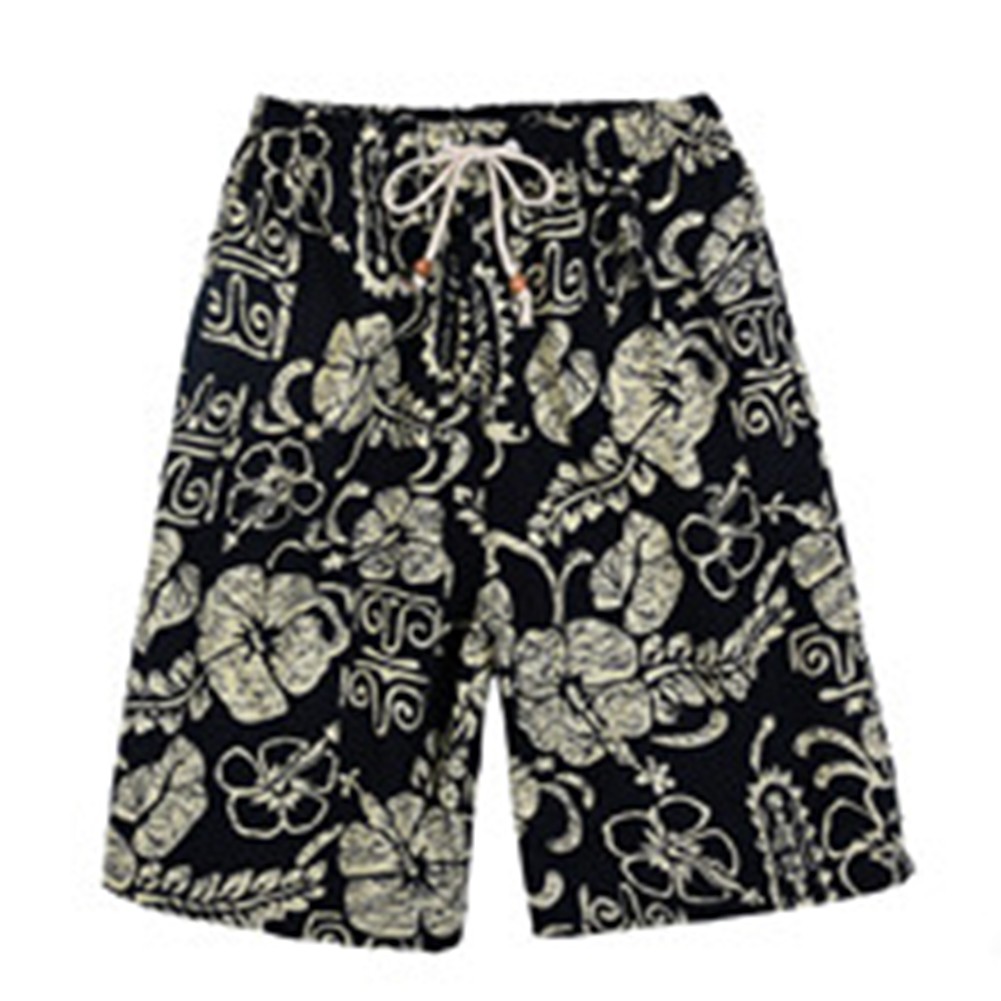 Herren knielange Strandshorts mit Grafikdruck bequeme dünne Passform - Bild 24 von 26