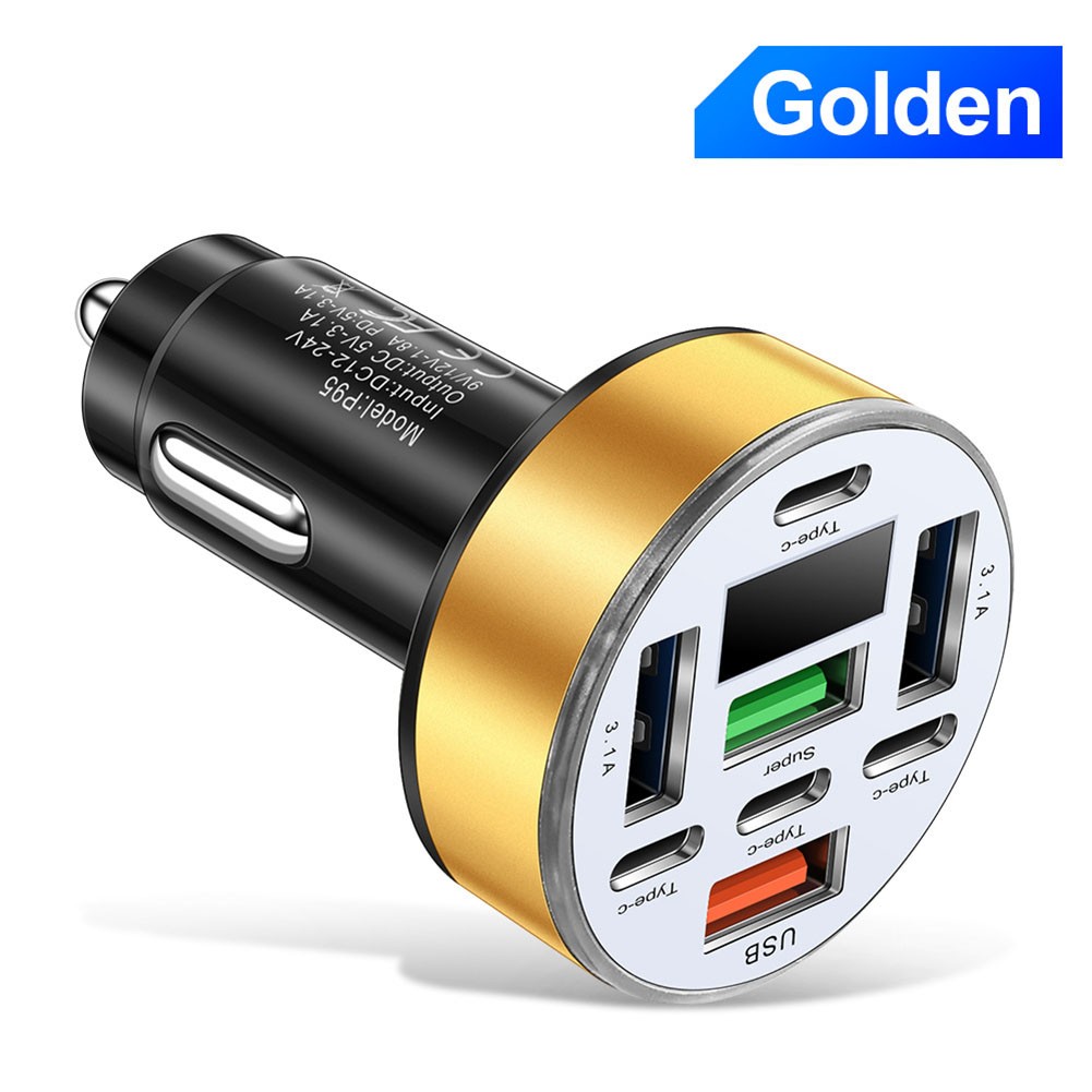 Chargeur Voiture 40W avec Affichage Num��rique de Tension et 8 Ports pour Charge - Photo 23 sur 29