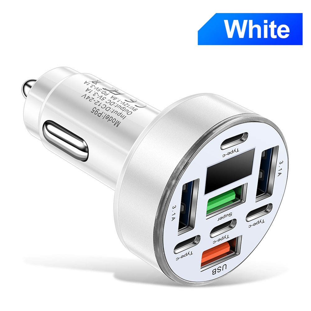 Chargeur Voiture 40W avec Affichage Num��rique de Tension et 8 Ports pour Charge - Photo 20 sur 29
