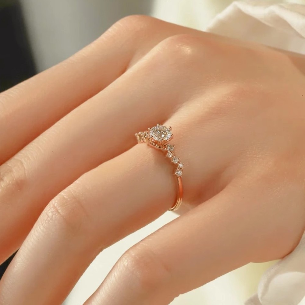 Fashionable Copper Adjustable Ring with Sophisticated Shimmering Touch - Picture 15 of 15