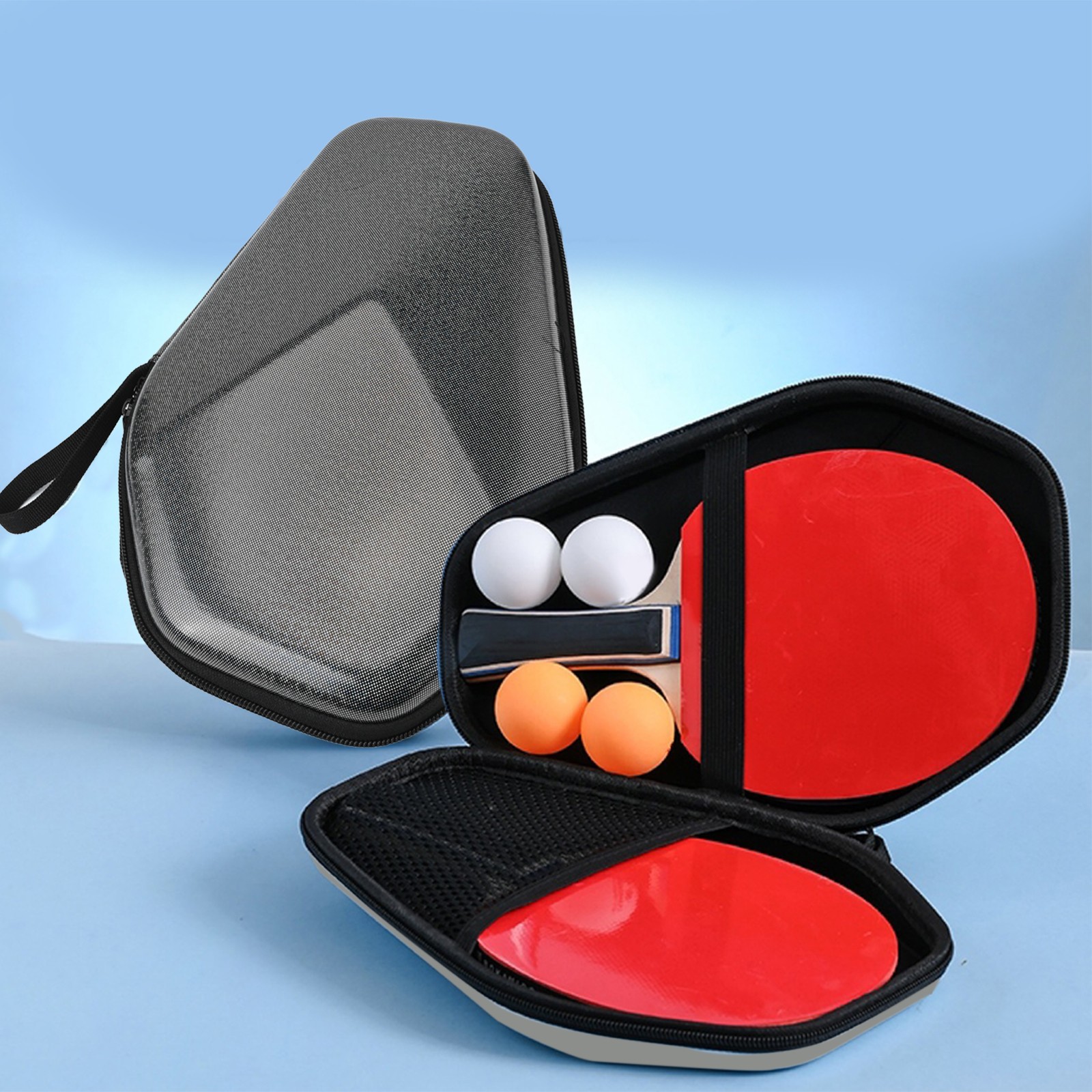 Table Tennis Accessories Organizer Spacious EVA Hard Shell Carrying Case - Picture 28 of 45