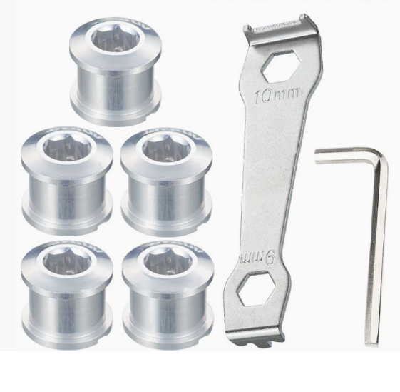 Bicycle Assembly Accessories Aluminum Alloy Screws and Wrench Tool Package Deal
