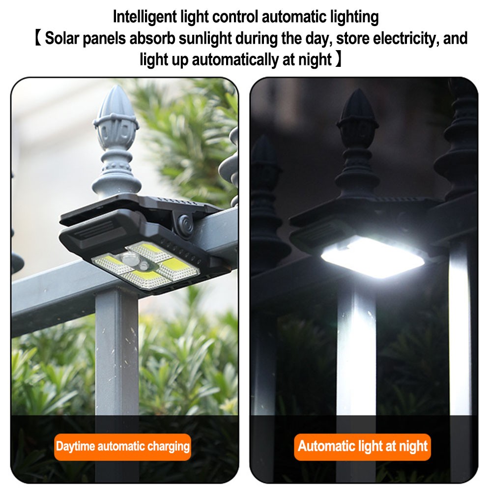 Luci a clip solari ad alta efficienza energetica con rilevamento del movimento e - Picture 21 of 23