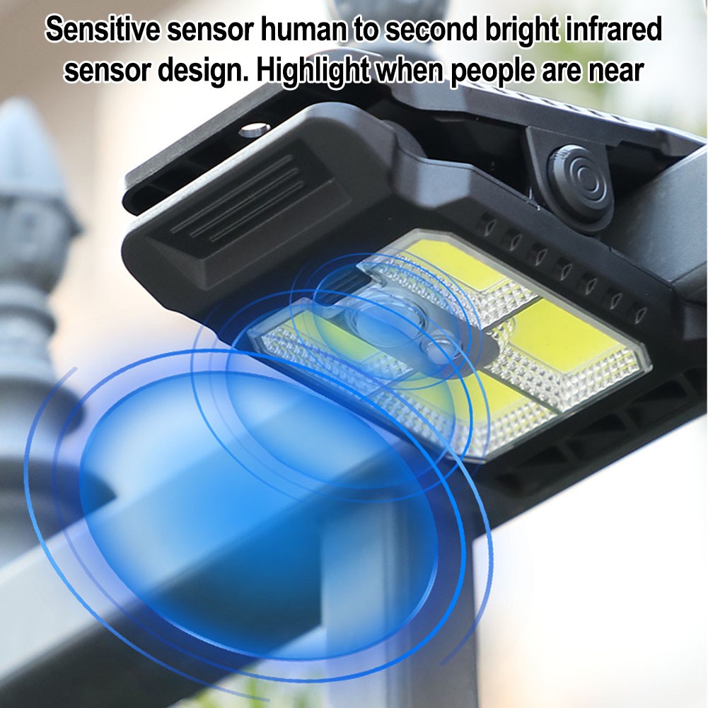Luci a clip solari ad alta efficienza energetica con rilevamento del movimento e - Picture 15 of 23
