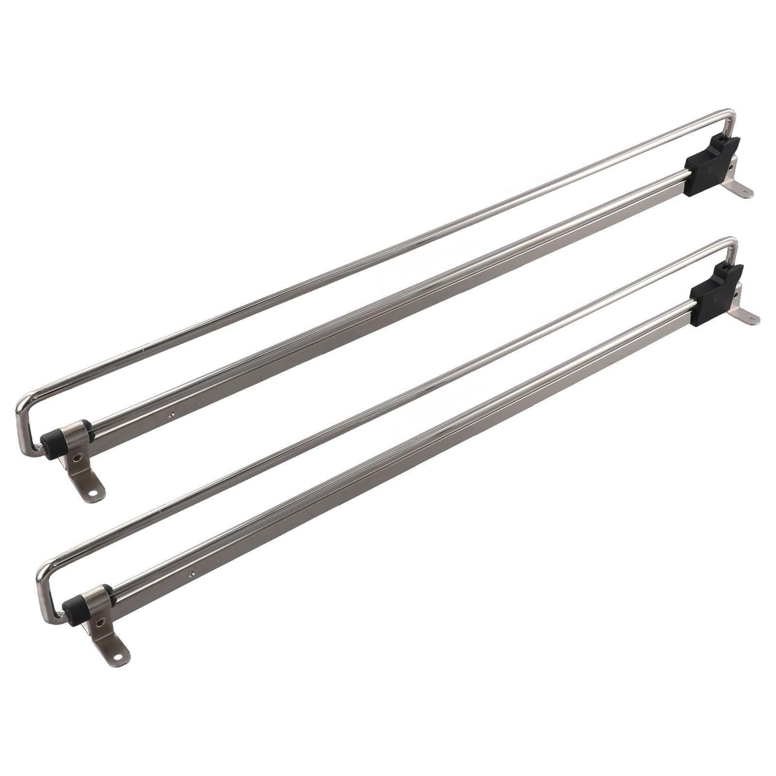 2Pcs achats Tiges à Vêtements Télescopiques Réglables pour Compact pour Placards et