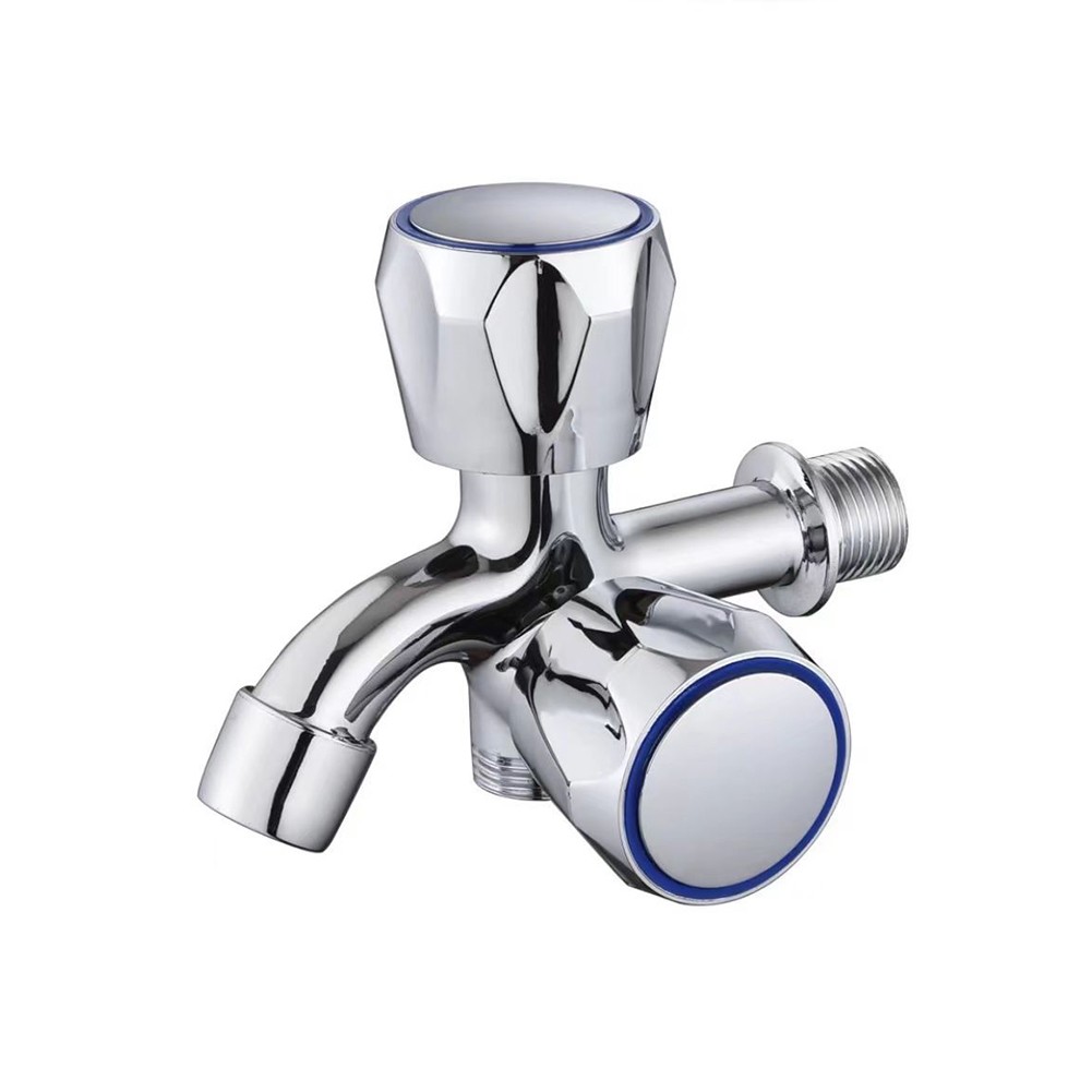 Washing Machine and Bidet Chrome Faucet with Easy Installation Features