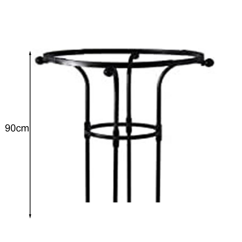 Treillis de jardin officiel noir réglable pour plantes grimpantes différentes tailles offertes