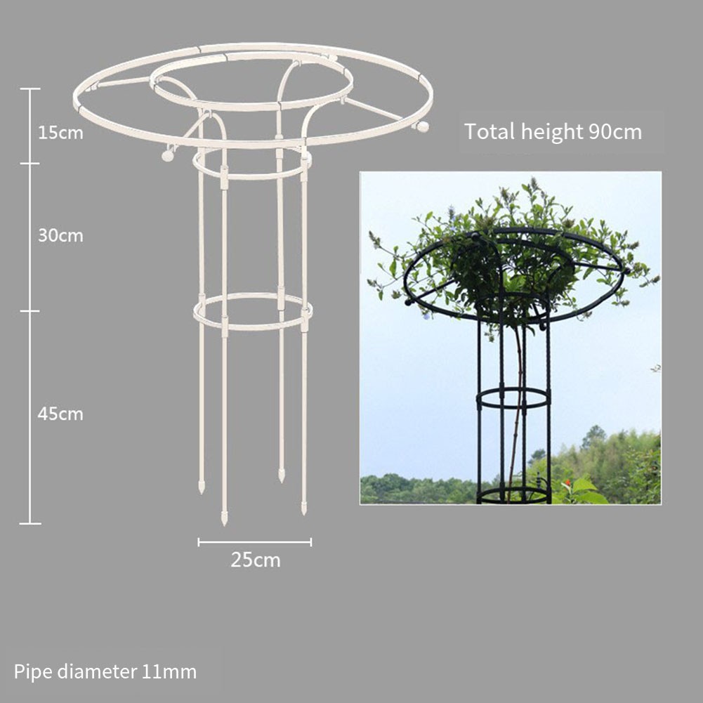 Pour Roses Support économies Plante Escalade PVC Plante Treillis Matériau Résistant aux Intempéries