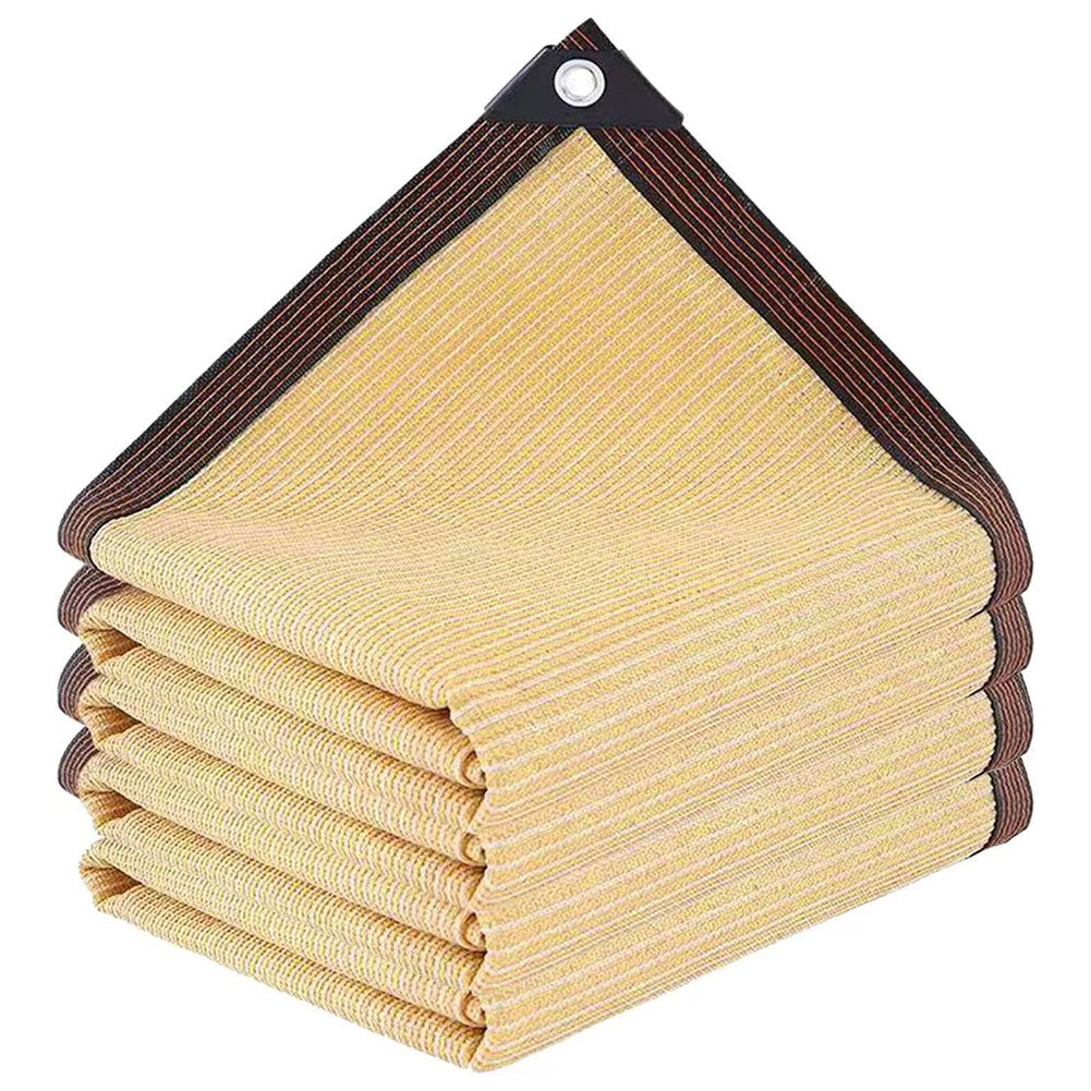Heat Insulating Mesh Sunscreen Net with Reinforced Corners and Grommets