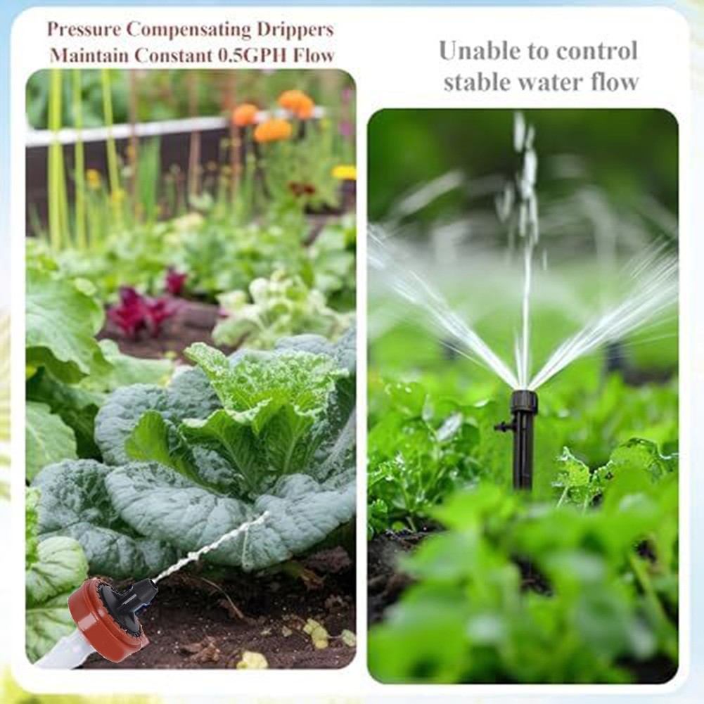 Efficient Watering with 50PC Garden Drip Emitters Perfect Fit for Any System
