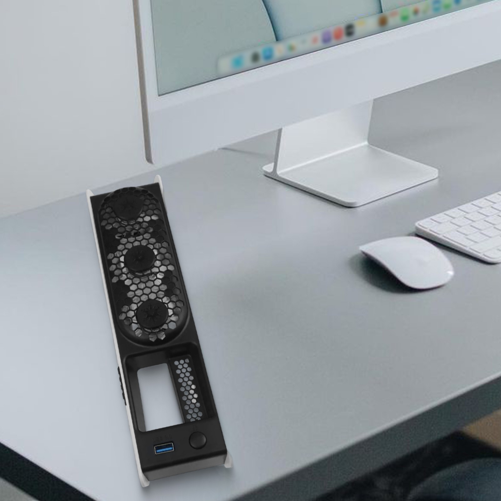 Dynamic RGB Cooling Fan for PS5 Pro Featuring 3 Adjustable Speed Modes - Picture 34 of 36