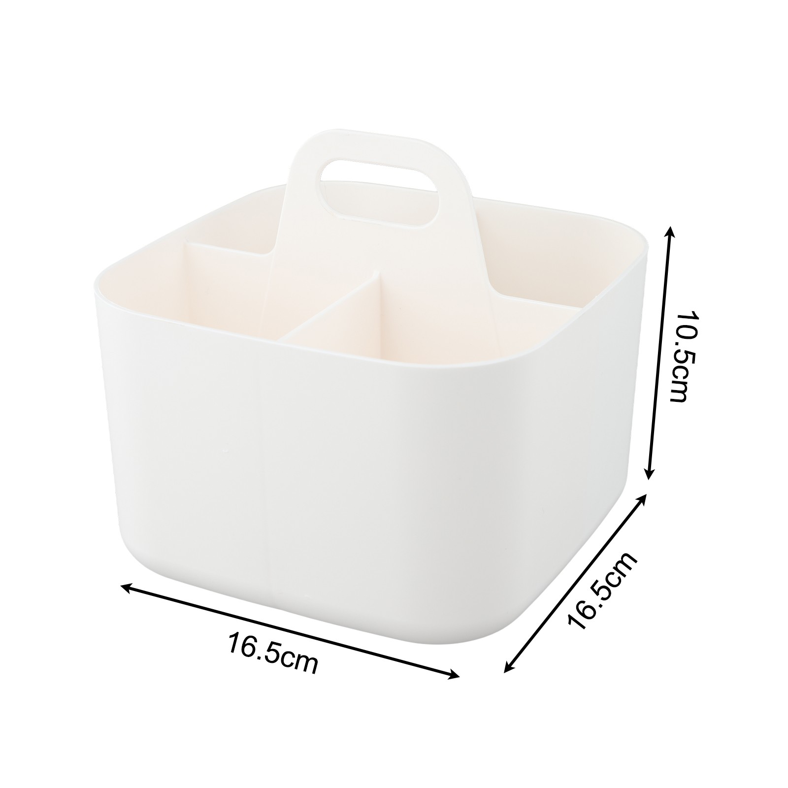 Cesta de almacenamiento apilable flexible con divisor extraíble y asa de fácil - Imagen 19 de 38