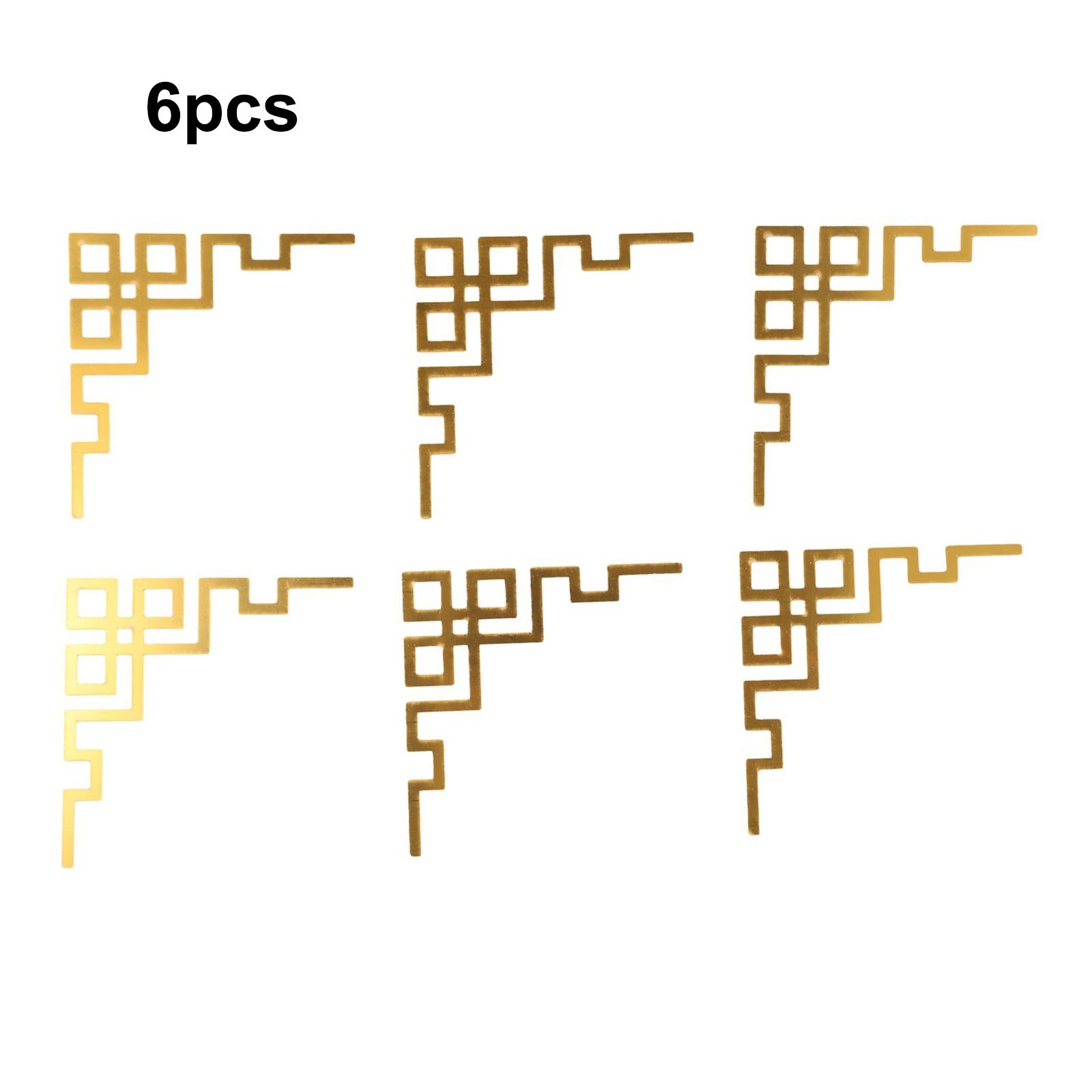 6PCS 10CM Acrylic Mirror Stickers for Modern Home Decor and Wall Aesthetics