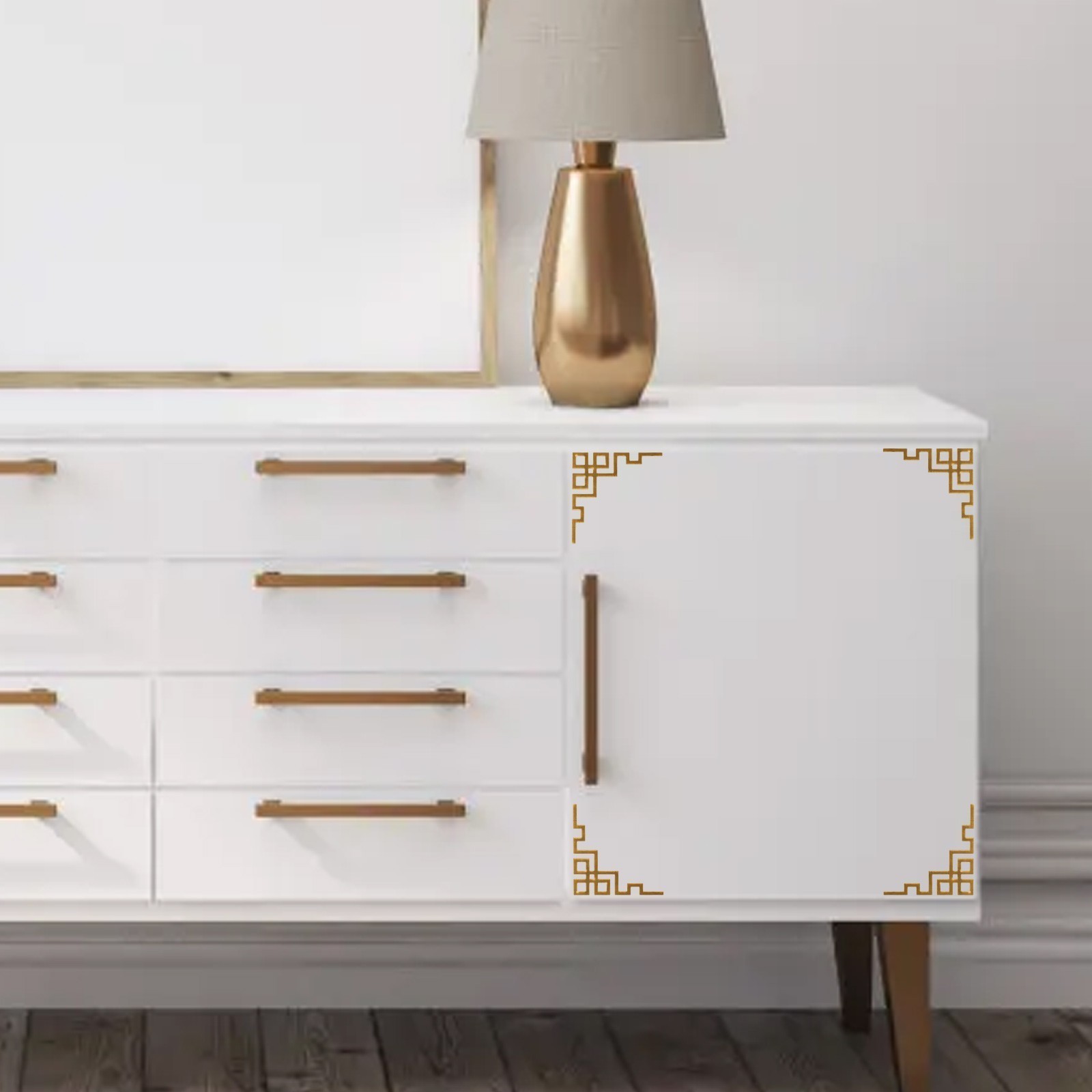 6PCS 10CM Acrylic Mirror Stickers for Modern Home Decor and Wall Aesthetics