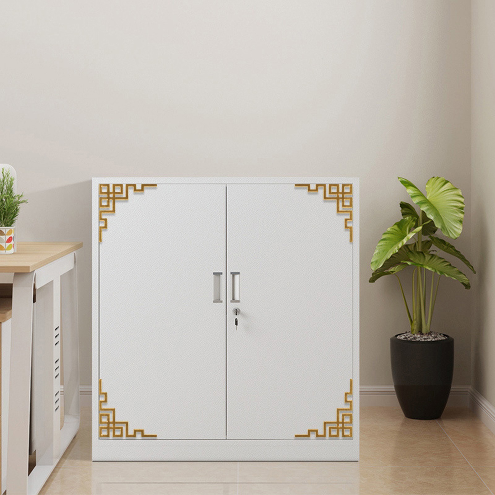 6PCS 10CM Acrylic Mirror Stickers for Modern Home Decor and Wall Aesthetics