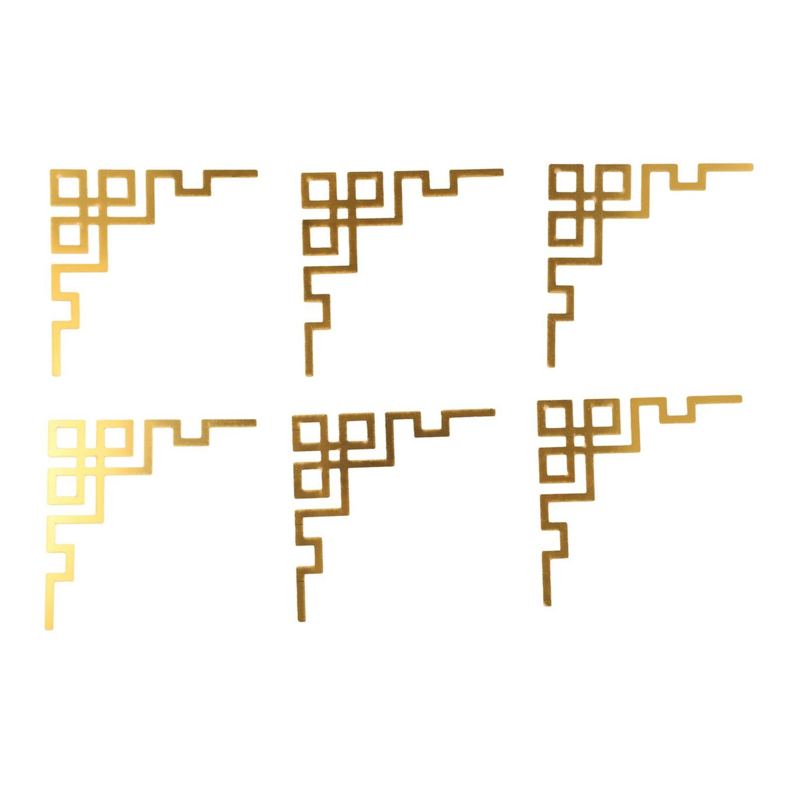 6PCS 10CM Acrylic Mirror Stickers for Modern Home Decor and Wall Aesthetics