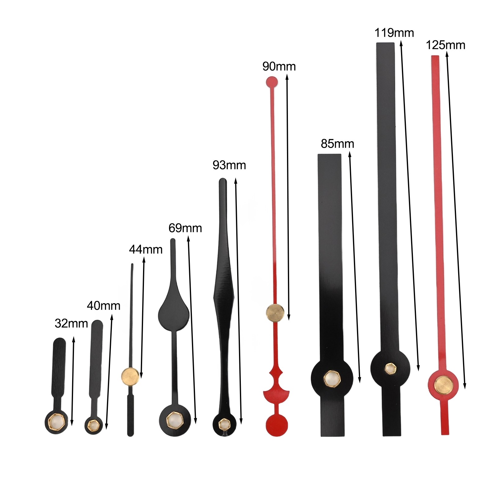 Set Ricambio Meccanismo Orologio a Pendolo Personalizzabile per Orologi da Paret - Picture 36 of 41