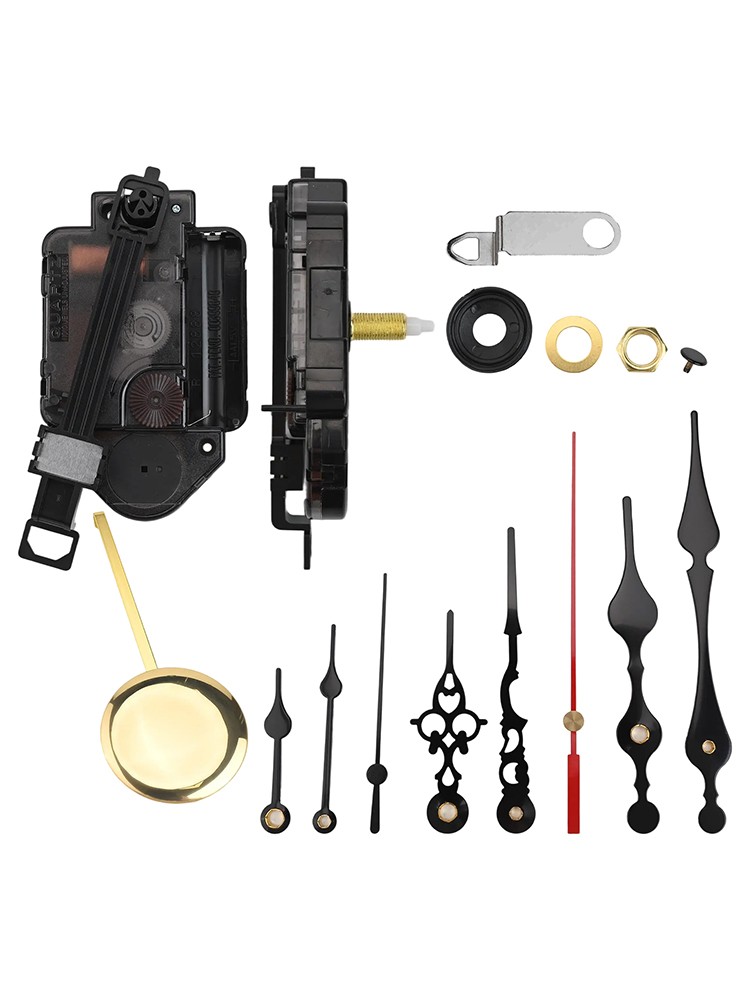 Set Ricambio Meccanismo Orologio a Pendolo Personalizzabile per Orologi da Paret - Picture 23 of 41