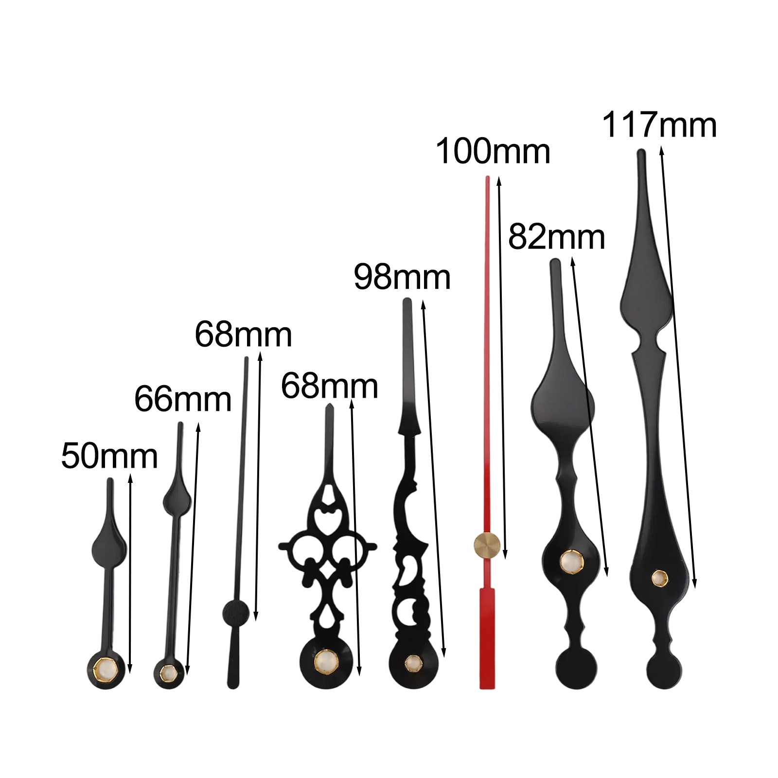 Set Ricambio Meccanismo Orologio a Pendolo Personalizzabile per Orologi da Paret - Picture 22 of 41