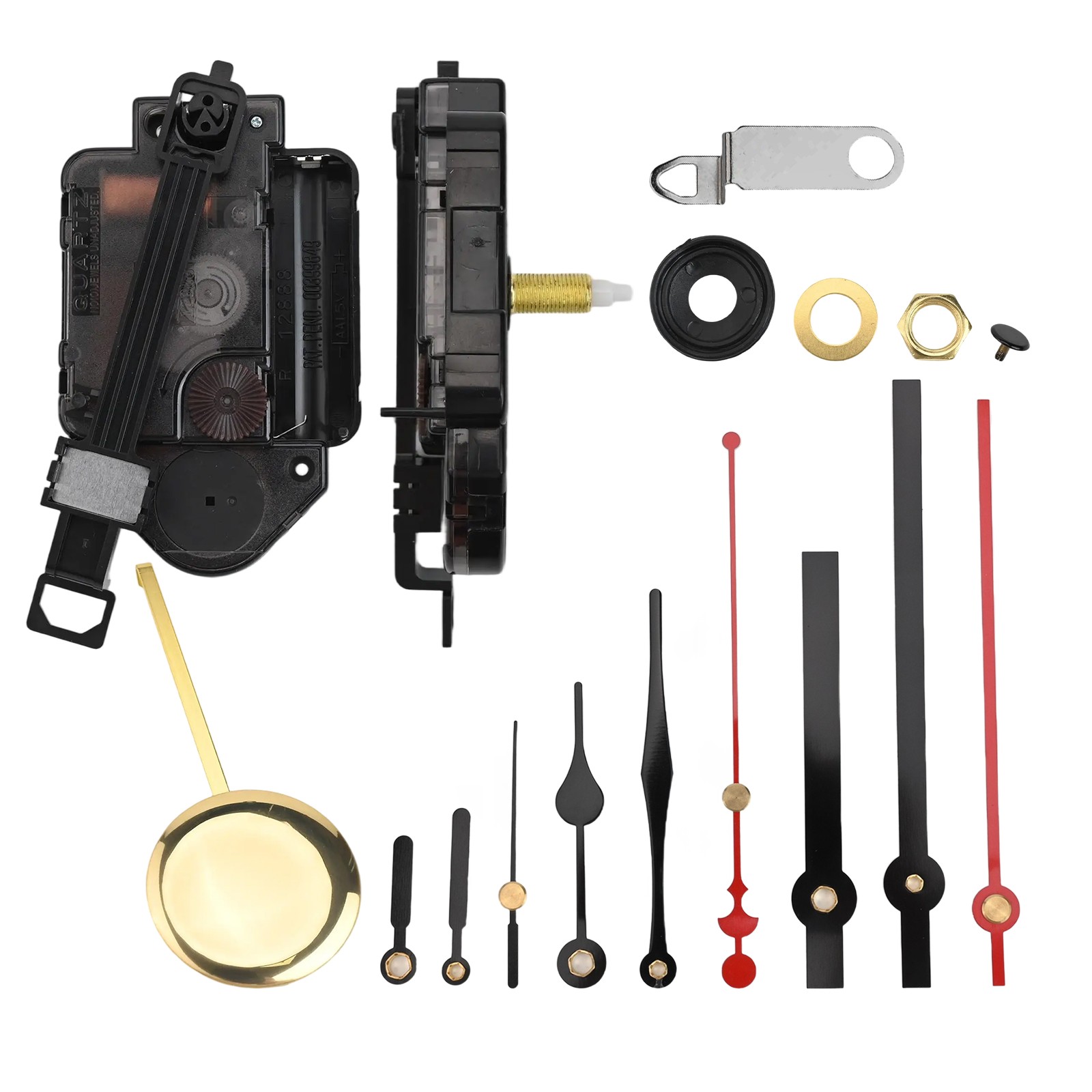 Set Ricambio Meccanismo Orologio a Pendolo Personalizzabile per Orologi da Paret - Picture 33 of 41