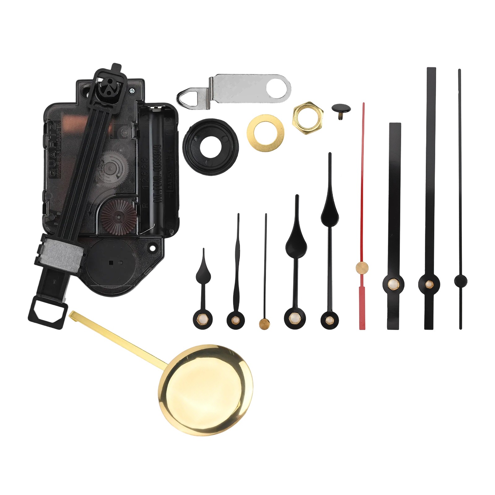 Set Ricambio Meccanismo Orologio a Pendolo Personalizzabile per Orologi da Paret - Picture 26 of 41