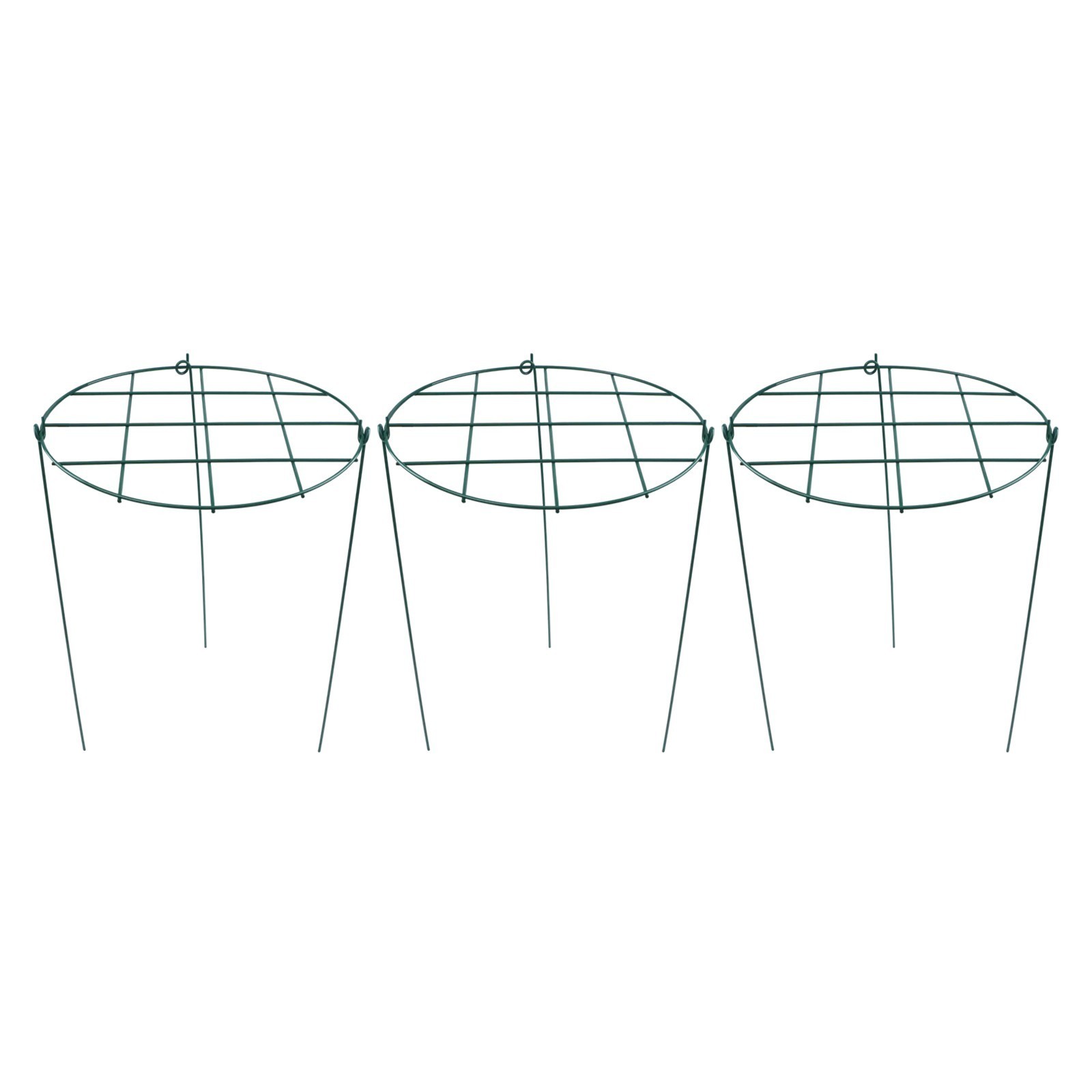 Lot de 3 soldes cages de support d'escalade pour plantes anneaux en métal pour jardiniers