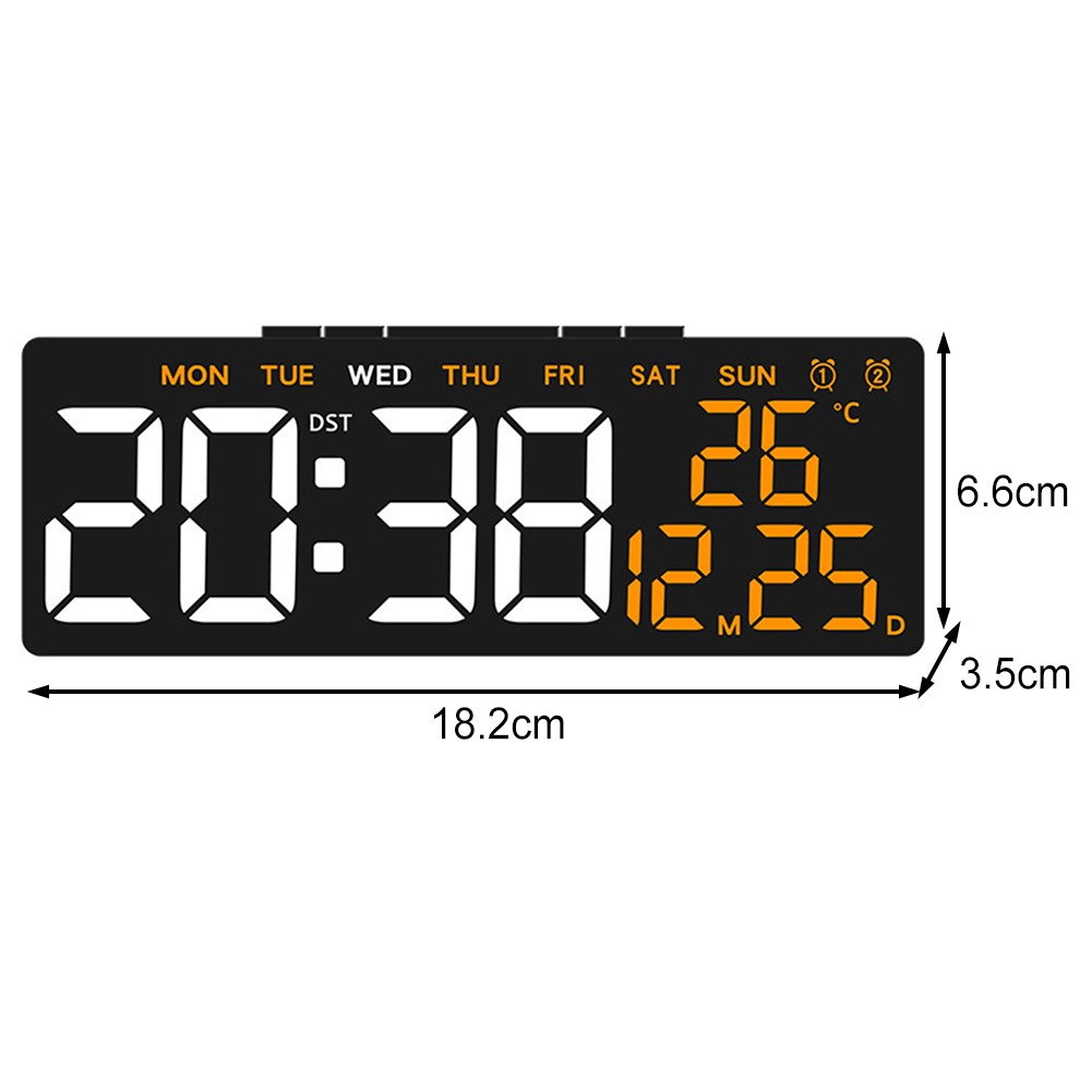 Dual Functionality USB Powered Digital Clock Perfect for Modern Living