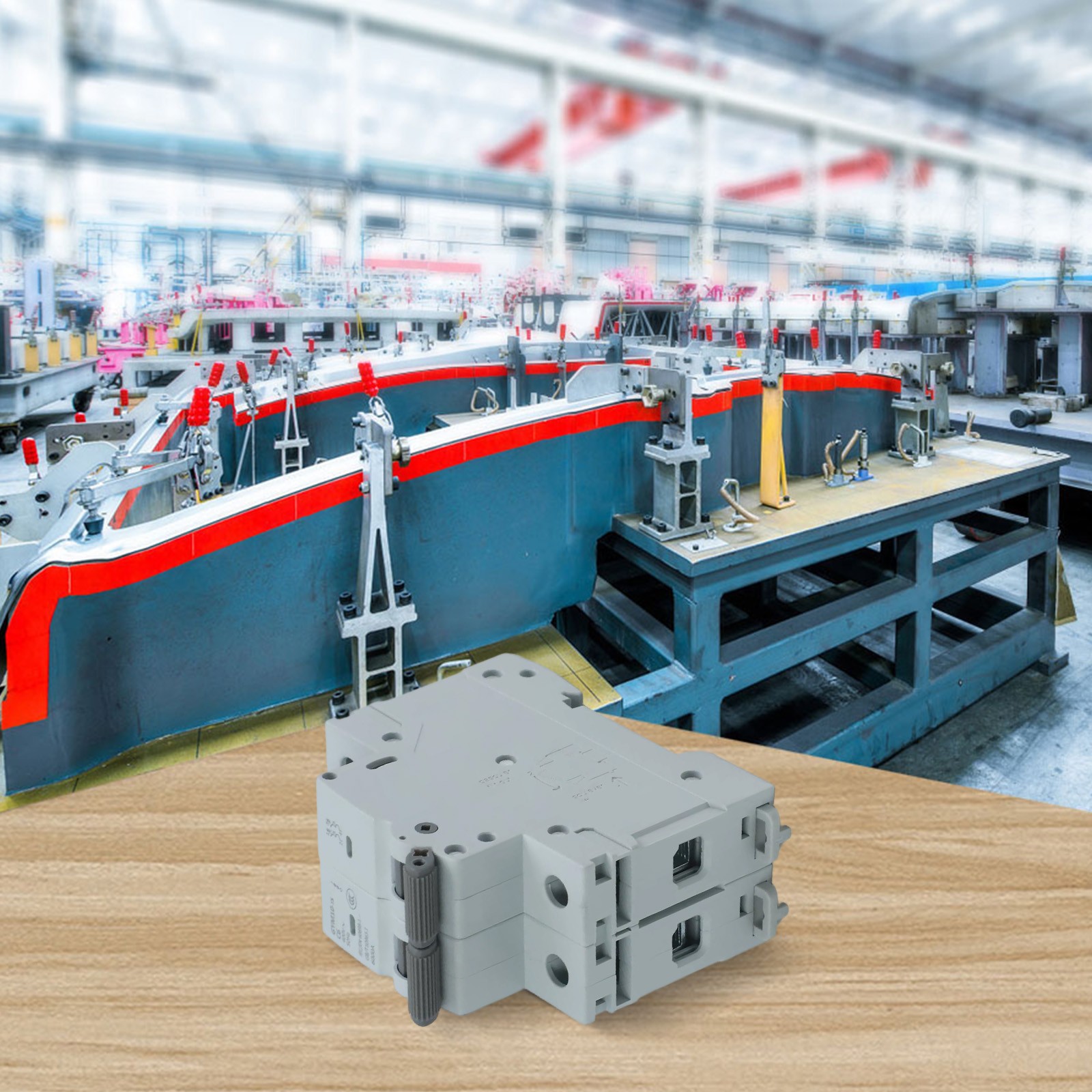 AC MCB 2-polig 20A 6kA Kurvenschalter für maximale Anschlussmöglichkeit von 16 - Produktbild 1