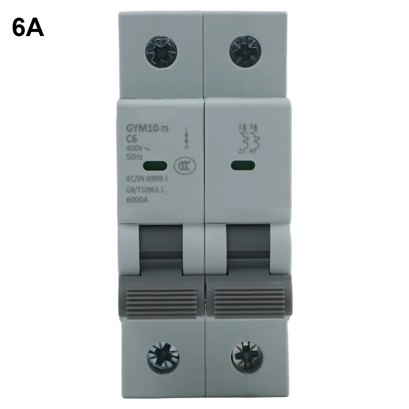 AC MCB 2-polig 20A 6kA Kurvenschalter für maximale Anschlussmöglichkeit von 16 - Produktbild 3