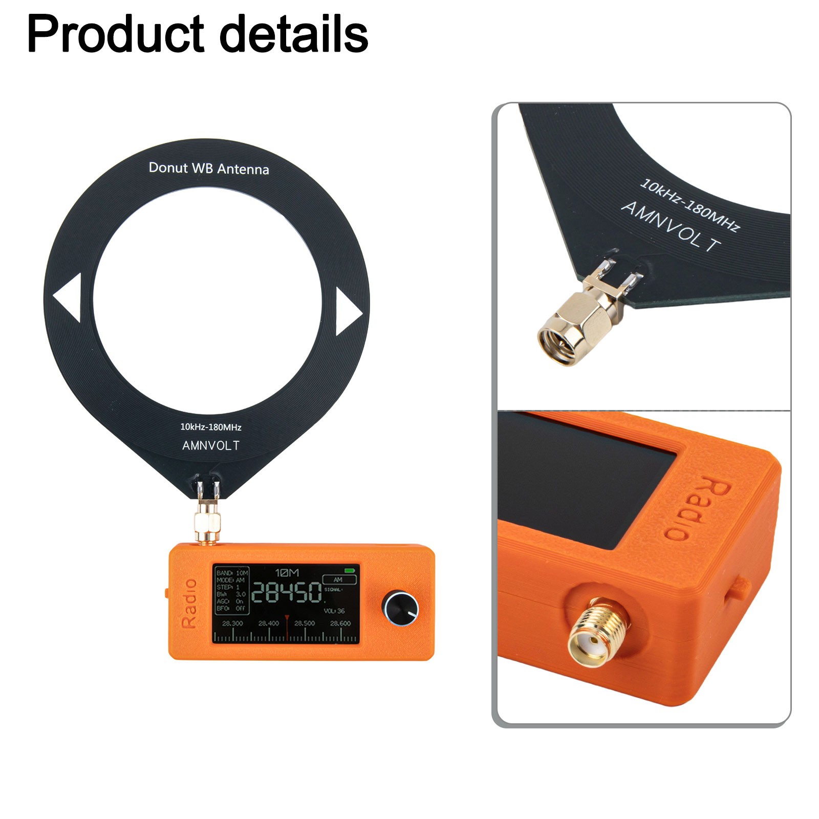 Radio portable SI4732 avec écran haute définition et batterie rechargeable - Photo 46/56